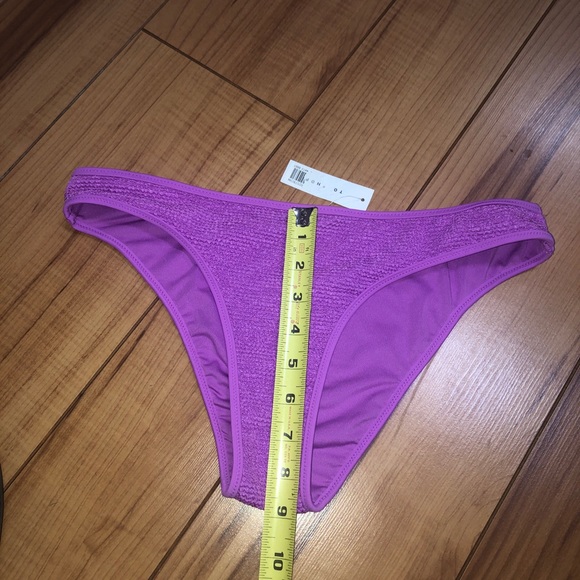 NWT Topshop crinkle bikini bottom lilac 10 - Picture 8 of 8